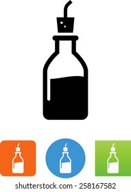 Bottle of olive oil icon
