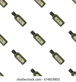 A bottle of olive oil.Olives single icon in cartoon style vector symbol stock illustration web.