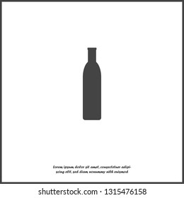 Bottle white isolated background   Layers grouped for easy editing illustration  For your design 