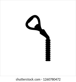 Bottle Opener, Bottle Cap Opener Vector Art Illustration