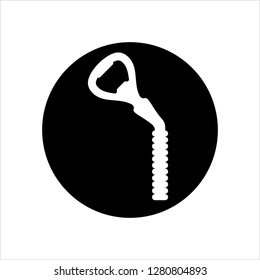 Bottle Opener, Bottle Cap Opener Vector Art Illustration