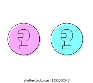 Bottle Opener. Bottle Cap Opener Vector Illustration