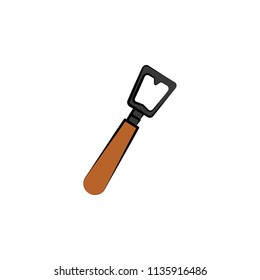 bottle opener colored sketch style icon. Element of beer icon for mobile concept and web apps. Hand drawn bottle opener icon can be used for web and mobile on white background