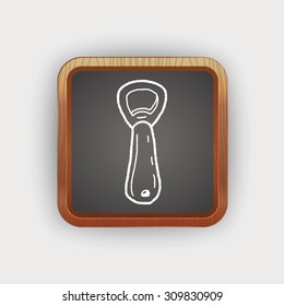 bottle opener doodle