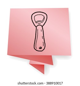 bottle opener doodle