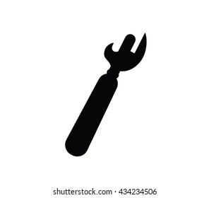 Bottle opener doodle vector icon.  Bottle opener icon