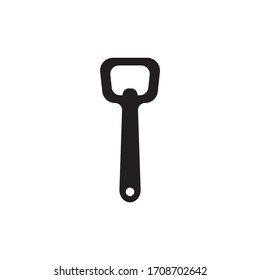 Bottle opener icon design isolated on white background