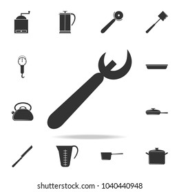 bottle opener icon. Detailed set icons of Media element icon. Premium quality graphic design. One of the collection icons for websites, web design, mobile app on white background