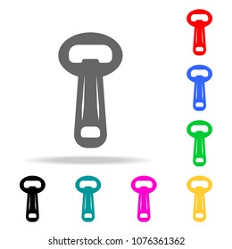 bottle opener icon. Elements of bar in multi colored icons. Premium quality graphic design icon. Simple icon for websites, web design, mobile app, info graphics on white background