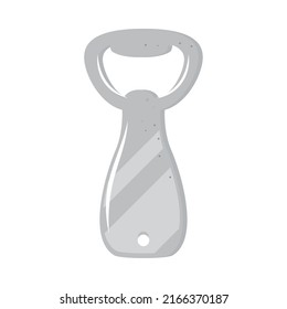 bottle opener icon flat isolated