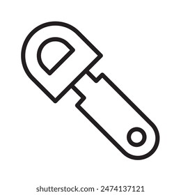 Bottle Opener Icon Ideal for Kitchen and Beverage Illustrations