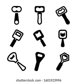 bottle opener icon isolated sign symbol vector illustration - Collection of high quality black style vector icons
