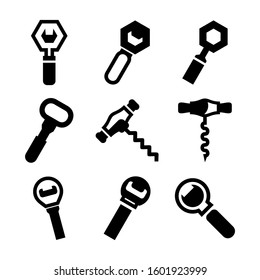 bottle opener icon isolated sign symbol vector illustration - Collection of high quality black style vector icons
