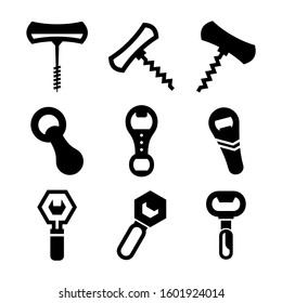 bottle opener icon isolated sign symbol vector illustration - Collection of high quality black style vector icons
