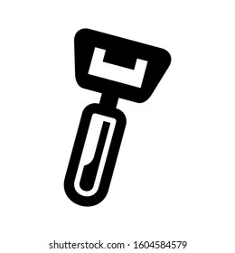 bottle opener icon isolated sign symbol vector illustration - Collection of high quality black style vector icons
