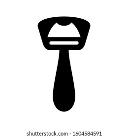 bottle opener icon isolated sign symbol vector illustration - Collection of high quality black style vector icons
