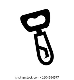 bottle opener icon isolated sign symbol vector illustration - Collection of high quality black style vector icons
