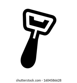 bottle opener icon isolated sign symbol vector illustration - Collection of high quality black style vector icons
