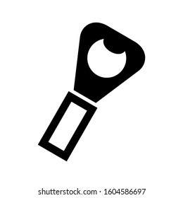 bottle opener icon isolated sign symbol vector illustration - Collection of high quality black style vector icons
