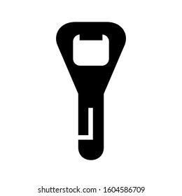 bottle opener icon isolated sign symbol vector illustration - Collection of high quality black style vector icons
