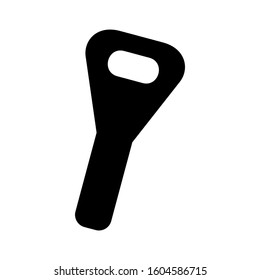 bottle opener icon isolated sign symbol vector illustration - Collection of high quality black style vector icons
