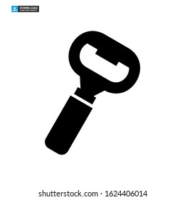 bottle opener icon isolated sign symbol vector illustration - high quality black style vector icons
