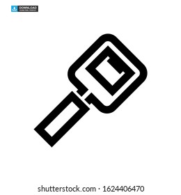 bottle opener icon isolated sign symbol vector illustration - high quality black style vector icons
