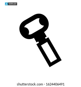bottle opener icon isolated sign symbol vector illustration - high quality black style vector icons
