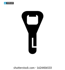 bottle opener icon isolated sign symbol vector illustration - high quality black style vector icons
