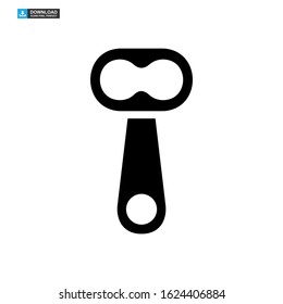 bottle opener icon isolated sign symbol vector illustration - high quality black style vector icons
