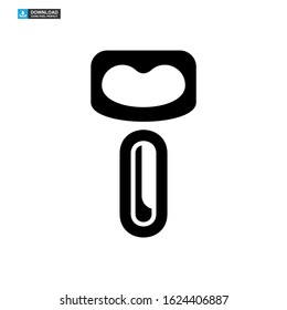 bottle opener icon isolated sign symbol vector illustration - high quality black style vector icons
