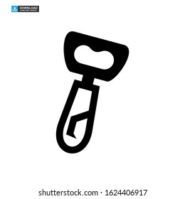 bottle opener icon isolated sign symbol vector illustration - high quality black style vector icons
