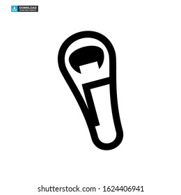 bottle opener icon isolated sign symbol vector illustration - high quality black style vector icons
