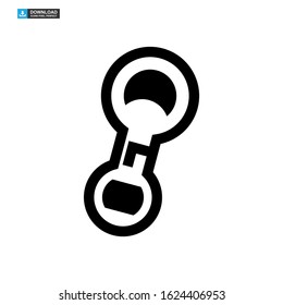 bottle opener icon isolated sign symbol vector illustration - high quality black style vector icons
