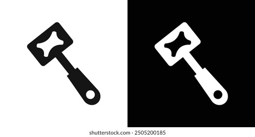 Bottle opener icon logo set vector