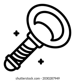 Bottle opener icon outline vector. Open beer. Drink bar