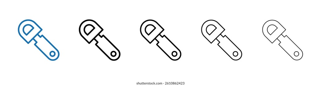 bottle opener icon Outline vector logo for web ui
