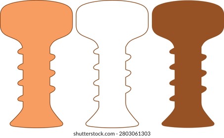 Bottle opener icon set with different styles, simple vector graphic suitable for various design applications.