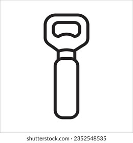 bottle opener icon simple design art eps 10