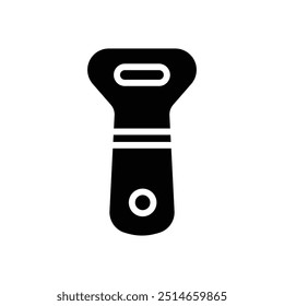 bottle opener icon solid style