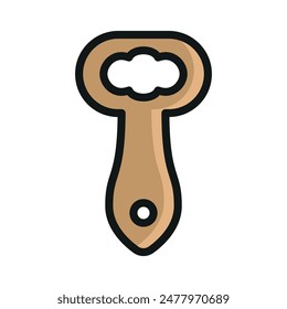 Bottle opener icon vector design templates simple and modern