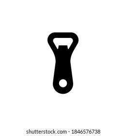 bottle opener icon, vector, glyph style design