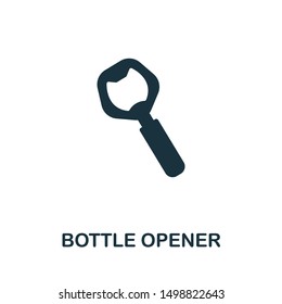 Bottle Opener icon vector illustration. Creative sign from oktoberfest icons collection. Filled flat Bottle Opener icon for computer and mobile. Symbol, logo vector graphics.