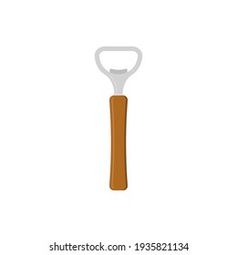 Bottle opener icon. Vector illustration. 