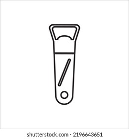 bottle opener icon vector illustration symbol design