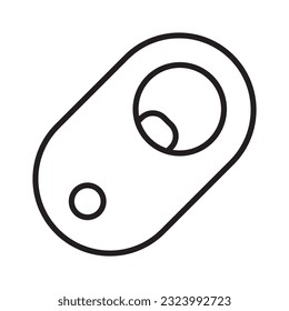 bottle opener icon vector illustration logo design