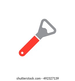 Bottle opener icon vector, solid flat sign, colorful pictogram isolated on white, logo illustration