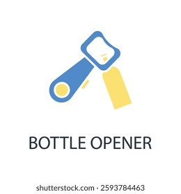 bottle opener icon. vector.Editable stroke.linear style sign for use web design,logo.Symbol illustration.
