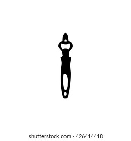 bottle opener silhouette