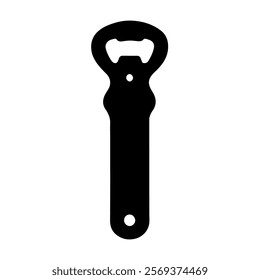 Bottle opener silhouette vector icon sign symbol illustration design.
